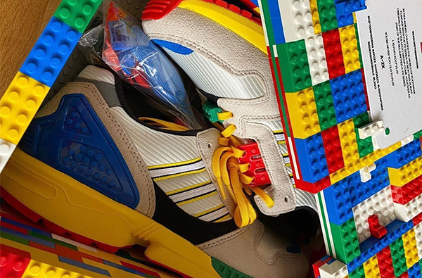 真的來了！LEGO x adidas 攜手打造ZX-8000聯名鞋款，鞋盒是滿滿樂高積木！