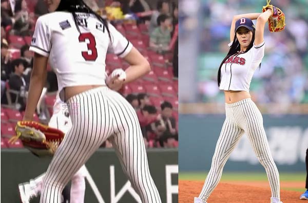 10大令人難忘的棒球開球秀，日韓台女星為求曝光這樣做！