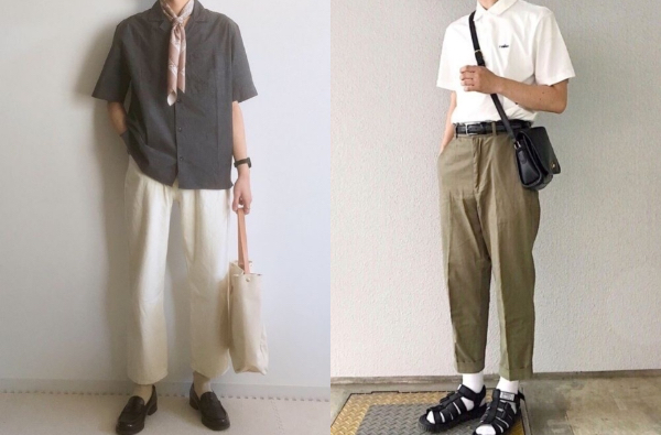 男生夏天「日系文青」一週穿搭提案，極簡配色怎麼搭？寬褲、Oversize T 是必備單品，簡約搭出知性質感