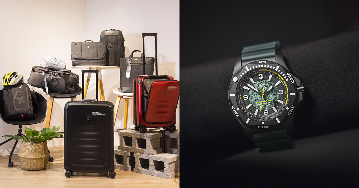 VICTORINOX 春季新品發表：行李箱、機能背包、男性香水......還有限量潛水錶！