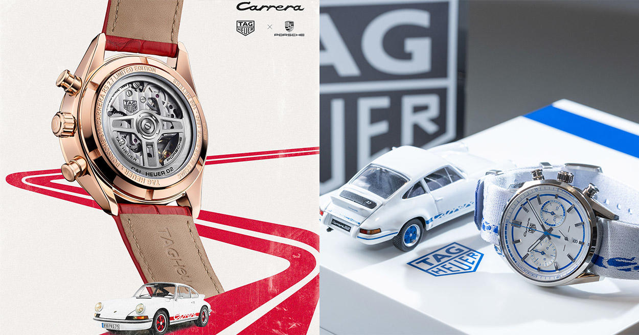 跨界聯名！TAG Heuer X Porsche 911 50週年 發佈兩款全新聯名限量腕錶！