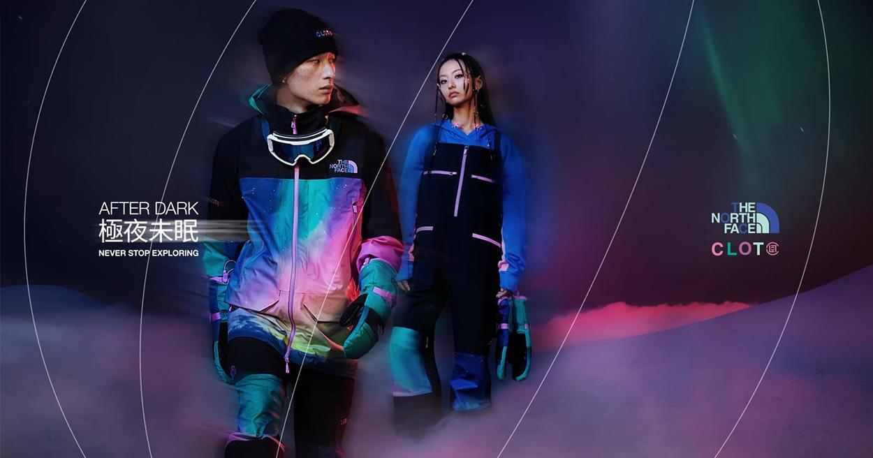 The North Face x CLOT 全新聯名來襲！宇宙星空羽絨服、極光滑雪手套超時吸睛！