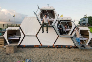 模組化「蜂巢帳篷」登場！令人讚嘆的仿生創意
