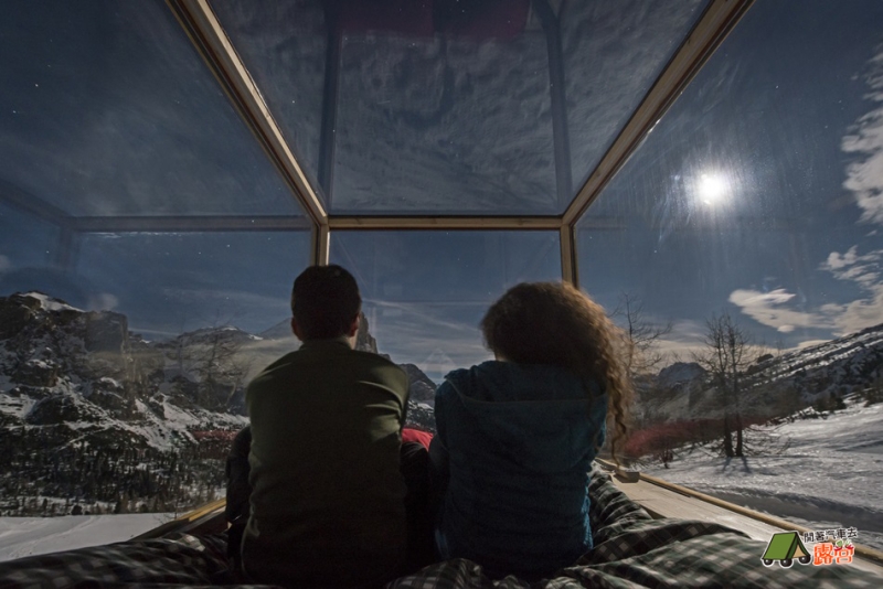 多洛米蒂星光小屋Starlight Room Dolomites，享受帳棚內看星星的奢華露營！