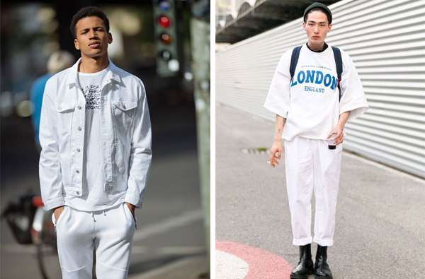 【型男色彩學】白色是永不退流行的時尚！３款「全白穿搭」示範