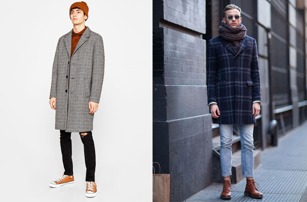 【型男穿搭】４款經典「格紋大衣」，簡單卻不單調穿搭示範！