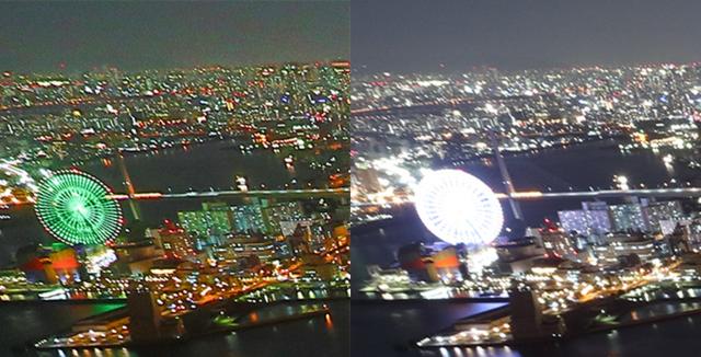 開啟 HDR 與不開的差別。