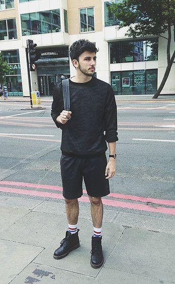 doc martens and shorts male